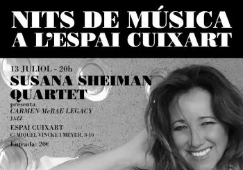 SUSANA SHEIMAN QUARTET 'CARMEN McRAE LEGACY' en PALAFRUGELL