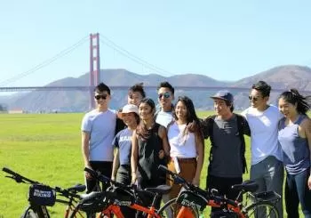 Golden Gate Bridge Bike Rentals and Sausalito Ferry SF Bay Area