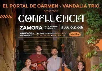 El Portal de Carmen y Vandalia Trio presentan Confluencia en Zamora