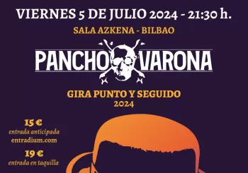 Pancho Varona . Gira Punto y Seguido 2024 en Bilbao