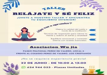 Taller Relájate y Se Feliz