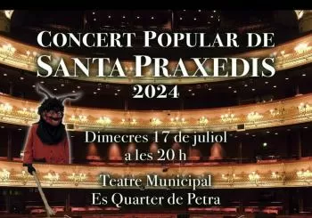CONCERT POPULAR DE SANTA PRAXEDIS 2024 en PETRA