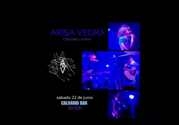 Arisa Vedra en Calvario Bar (Madrid) Sábado 22 de Junio