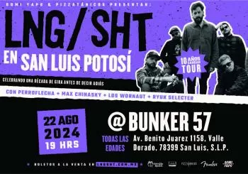 Lng Sht 10 años cansan Tour en San Luis Potosí