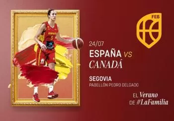 Torneo ciudad de Segovia - España vs Canadá Selecciones Femeninas de Baloncesto en Segovia