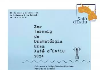 3r Torneig de Dramatúrgia Breu Xató d'Estiu 2024 en Vilanova i la Geltrú