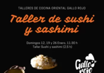 Taller de sushi y sashimi. En Sevilla
