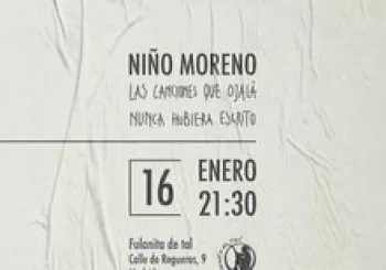 Concierto Niño Moreno. En Madrid