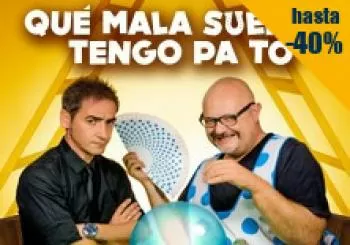 Qué mala suerte tengo pa tó con Javier Vallespín y Manolo Medina en Madrid