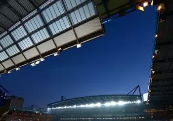Chelsea Football Match at Stamford Bridge Stadium London