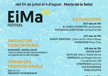 Festival EiMa 2024 · 4 d'agost en Maria de la Salut