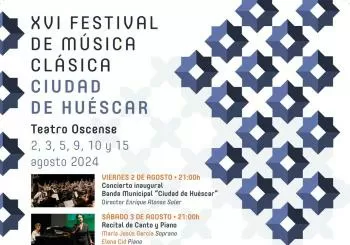 CONCIERTO DE CLAUSURA - RECITAL DE PIANO- XVI Festival Música Clásica en Huéscar