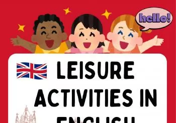LEISURE ACTIVITIES IN ENGLISH en LOUSAME