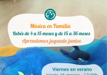 Música en Familia | Viernes | Bebés de 4 a 36 meses | Aprendemos jugando juntos en Barcelona