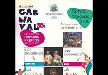 GALA DE CARNAVAL - A BENEFICIO ASOCIACIÓN REYES MAGOS en Cádiz