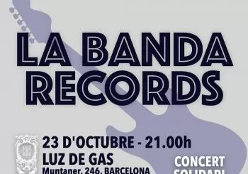 23/10/24 LA BANDA RECORDS - CONCERT SOLIDARI PER AFATRAC en BARCELONA