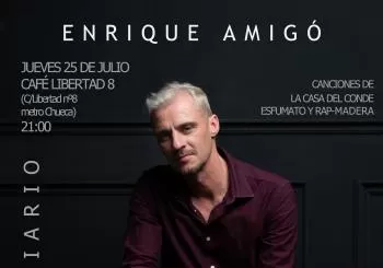 Enrique Amigó en solitario en el Libertad 8 en Madrid