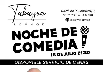 NOCHES DE COMEDIA EN TABAYRA LOUNGE en Murcia