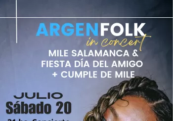 Mile Salamanca en el Argenfolk in concert en Barcelona