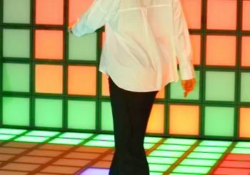 Juego LED interactivo en Urban Invaders en Madrid