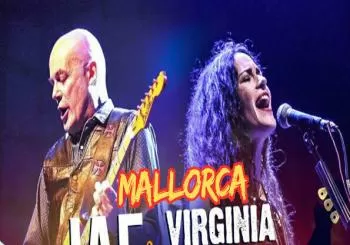 JAF y Virginia Ferreyra en Mallorca en Palma, Illes Balears