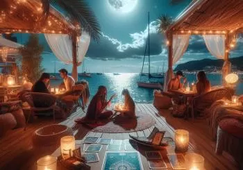 Tarot bajo la luz de la luna en Ciutat Vella