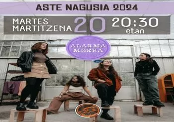 Concierto de ALARMA MOREA en Txosna Aixeberri Konpartsa