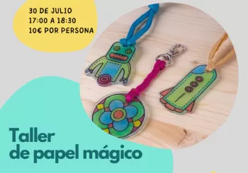 Taller infantil papel mágico en TOLEDO