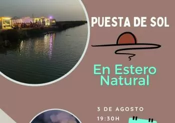 HUERTA MARINA ESTERO NATURAL : PUESTA DE SOL PUERTO REAL