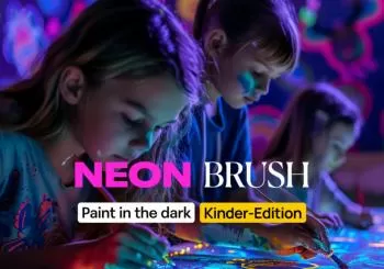 Neon Brush Kids München: Ein Malkurs für die ganze Familie