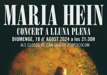 MARIA HEIN concert a Luna Plena en Portocolom