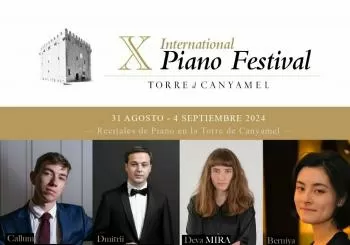 X FESTIVAL INTERNACIONAL DE PIANO - ABONO 4 CONCIERTOS en Capdepera