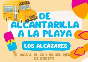 Autobús desde Alcantarilla a la Playa de Los Alcázares en MURCIA