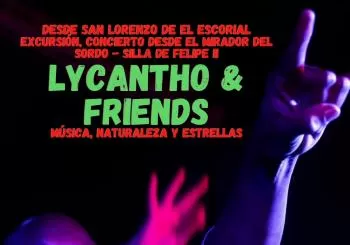 Excursión Luna Bosque de la Herrería y concierto Lycantho en san lorenzo de el escorial