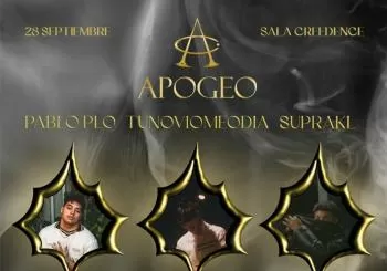 APOGEO Pablo Plo / LittleYnggg / Sase / Tunoviomeodia / Supra KL / Bleedeem en SALA CREEDENCE - Zaragoza