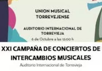 XXI CAMPAÑA DE CONCIERTOS DE INTERCAMBIOS MUSICALES: SOCIEDAD MUSICAL 