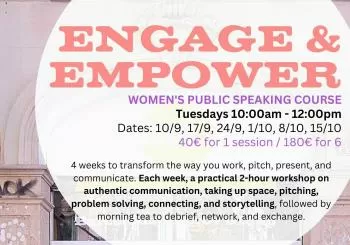 Engage and Empower - Public Speaking Training for Women en Barcelona