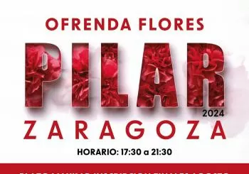 Ofrenda flores 2024 en ZARAGOZA