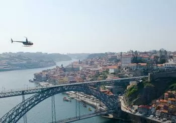 360o Porto: Tour a pé, passeio de helicóptero e cruzeiro no Douro