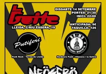 PUTIFERI + BRIMO + NEÖSEBÖ en Lleida