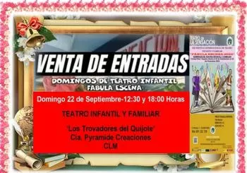 TEATRO INFANTIL Los Trovadores del Quijote Cia. Pyramide Creaciones en CIUDAD REAL