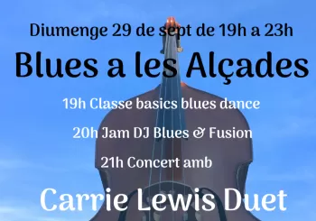 Blues a les Alçades con Carrie Lewis Duet en Barcelona