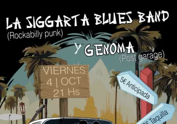La Siggarta Blues Band + Genoma en Madrid