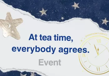 At tea time, everybody agrees-Taller de pintura creativa de cerámica en Granada
