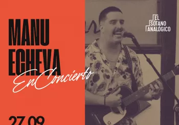 Manu Echeva en Acústico en Las Palmas de Gran Canaria