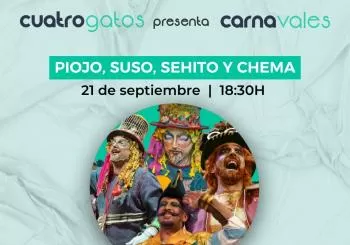 Piojo, Suso, Sehito y Chema en Cuatrogatos en SEVILLA