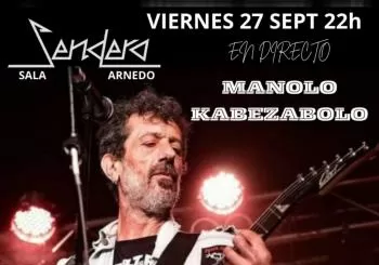 Viernes 27 de Septiembre Concierto Punk MANOLO KABEZABOLO en Arnedo