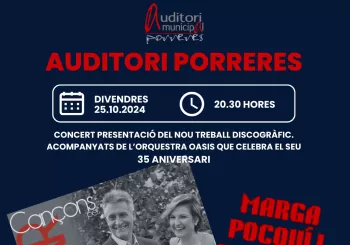 CONCERT MARGA POCOVÍ I BIEL TOUS AMB OASIS en Porreres