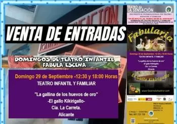 TEATRO INFANTIL La gallina de los huevos de oro El gallo Kikirigallo en CIUDAD REAL
