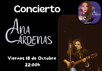 Concierto Ana Cárdenas El Zaguán Almería